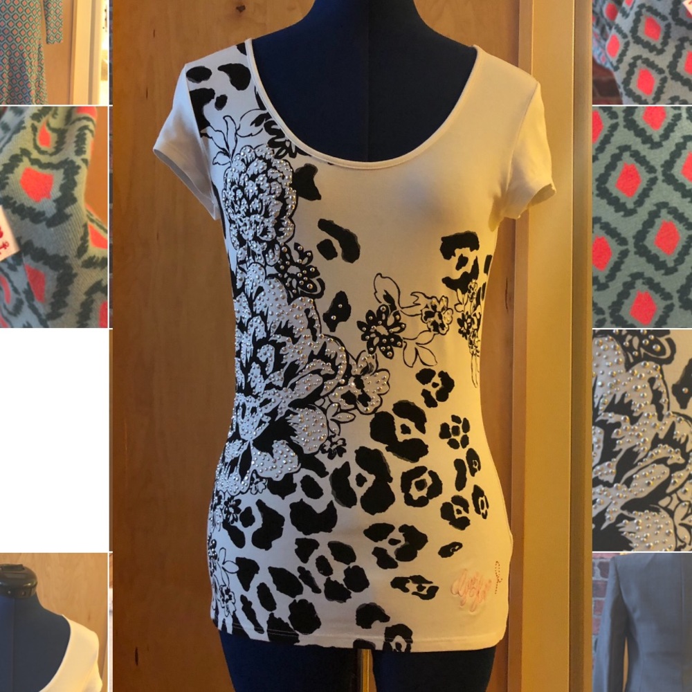 White House Black Market Breast Cancer Shirt Sz XS